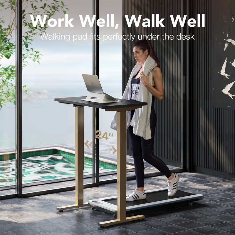 HUANUO 32 x 19 inch Electric Standing Desk Adjustable Height,