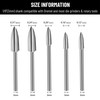 Wood Carving Tools, 5 PCS HSS Engraving Drill Bit Set