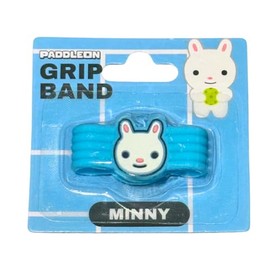 Pickleball Paddle Grip Band – Fun Bunny & Dog Design – Anti-Slip Silicone Ring for Handle Grip, Personalize & Identify Your Paddle – Cute Pickleball Accessory for Men & Women (Bunny)