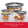 Rubbermaid Premier Food Storage Container, 10 Piece Set, Grey, BPA-Free,