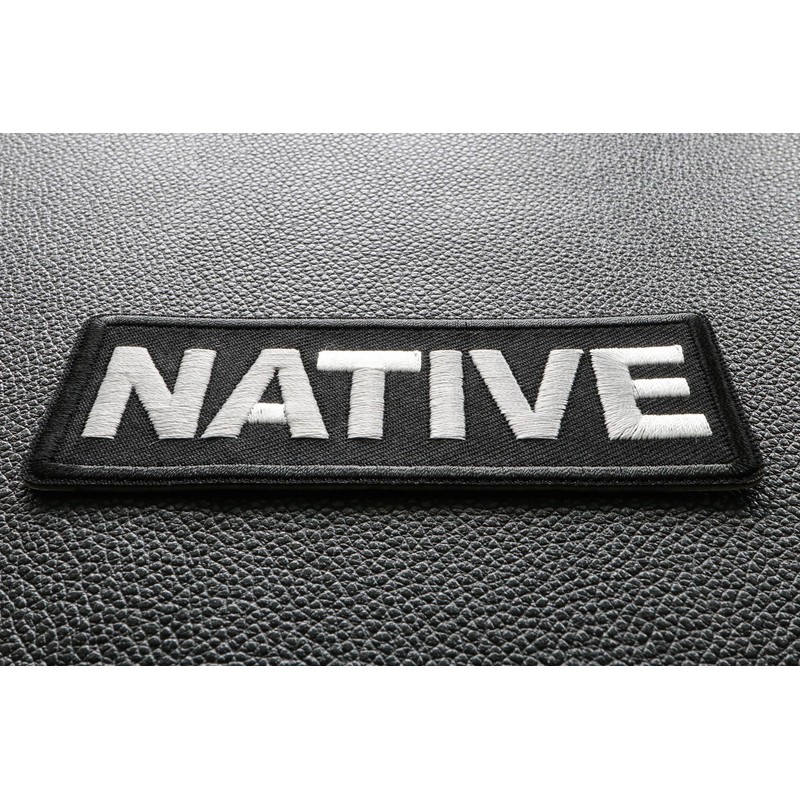 Native Patch - 4x1.5 inch - Embroidered Iron on Patch