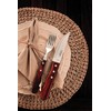 Tramontina Table Fork Polywood Jumbo 8.5" Red Dishwasher Safe Made