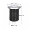 sourcing map Garbage Disposal Air Switch Button 34mm Dia Self