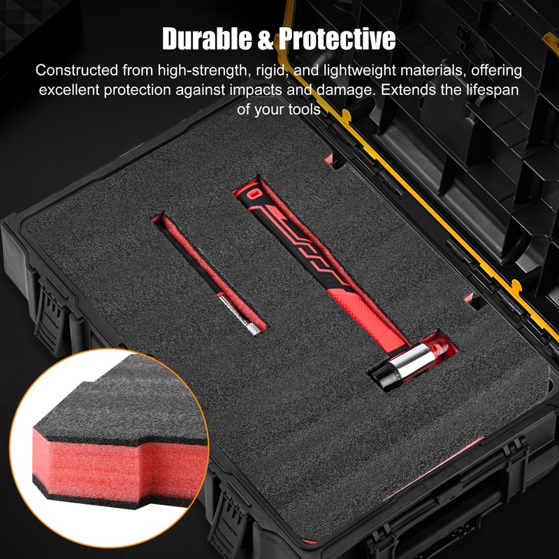 NBPLUS Foam Inserts Kit for Milwaukee Packout 48-22-8424, Custom Fit