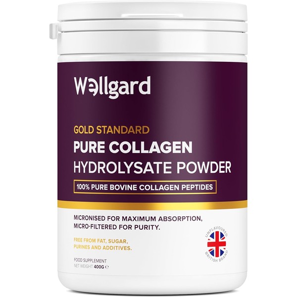 Collagen Powder, Gold Standard Bovine Collagen Peptides Powder by Wellgard