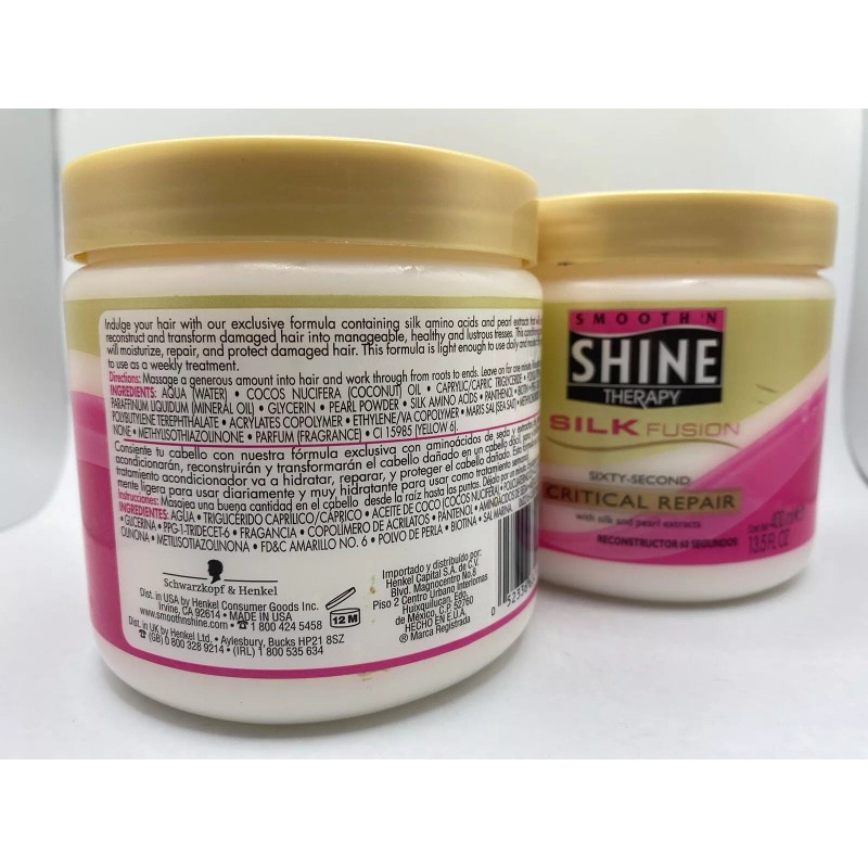 Smooth 'N Shine Therapy Silk Fusion Sixty-Second Critical Repair 13.5
