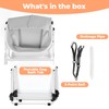 KITPLUS Portable Dog Bathtub, 5 Height Adjustable Dog Washing Station