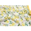 NaSoPerfect Silk Like Scarf Square Handkerchief Lemon Pattern Satin Ribbon