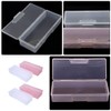 4pcs Manicure Tool Storage Case Nail Art Pens Nail Brush