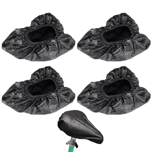 KVBUCC 2 bicycle seat covers, waterproof and dustproof seat covers, elastic bicycle rain cover, suitable for most bicycle saddles.