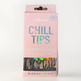 Chillhouse Chill Tips Long Lasting Press On Nails Midnight Magic New