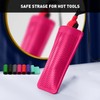 ZAXOP Resistant Silicone Mat Pouch for Flat Iron, Curling Iron,Hot