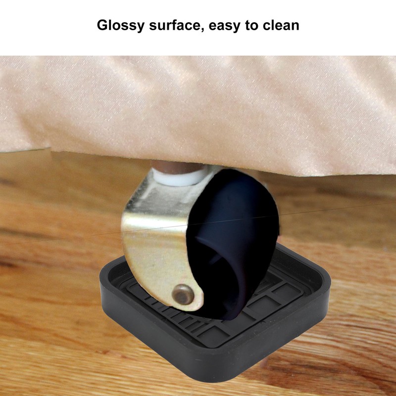 8pcs Wheel Stoppers Rubber Universal Scratch Proof Bed Sofa Caster