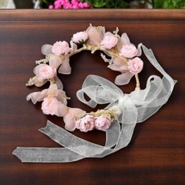 EAS Romance Flower Garland Self-Wedding Headband