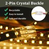 20 Pcs 2 Pin 8mm COB LED Strip Light Connectors,