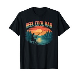 Reel Cool Dad Fisherman Daddy Father's Day Fishing T-Shirt