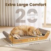 PurrSonic Large Cat Scratching Cardboard Pad, 24" Indoor Horizontal Corrugated
