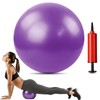 MoldFun Mini Yoga Pilates Ball 9-10 Inch for Stability Exercise