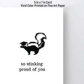 Graduation Decorations Class of 2024, Funny Graduation Card, Graduation Party Decor Supplies, Graduation Gifts (5 x 7 Inch Card with Kraft Envelope)