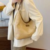 Shoulder Bag for Women Soft PU Leather Minimalistic Top Handle