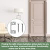 Large Hole Strike Plate - Door Lock Plate for Exterior