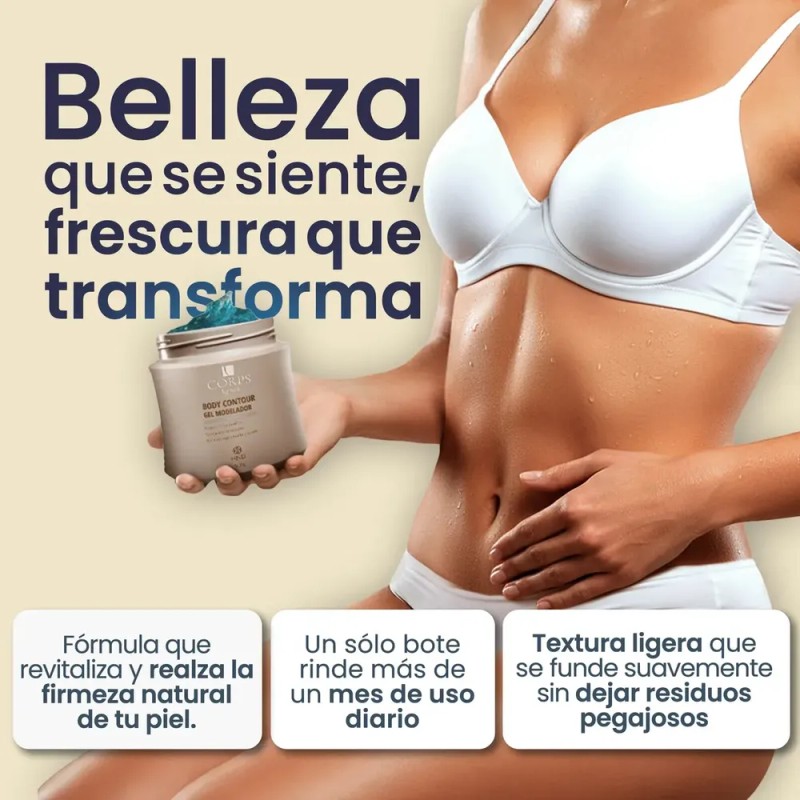 Gel Cryoactive Corps Reductor De Medidas Hinode 2 Frascos