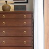 RZDEAL 8 Pack Solid Brass Cabinet Pulls Ring Drawer Pulls,