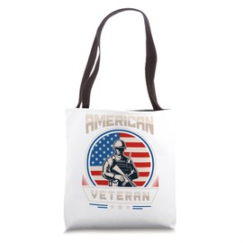 USA United States Soldier Army Veteran Tote Bag