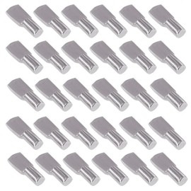 Frdelma Taquet Etagere Shelf Support Pins, 20 Pieces Shelf Pins Set 5 x 20 mm Shelf Support Nickel-Plated Shelf Pins for Wardrobe, Cupboard, Wardrobe, Shelf