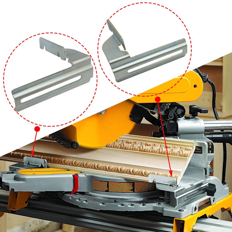 Gabasinover Replacment parts DW7084 Miter Saw Crown Moulding Stops Compatible