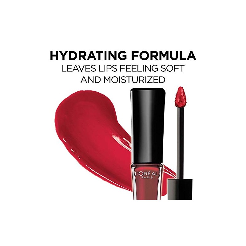 L'Oreal Paris Makeup Infallible - Brillo labial hidratante de 8