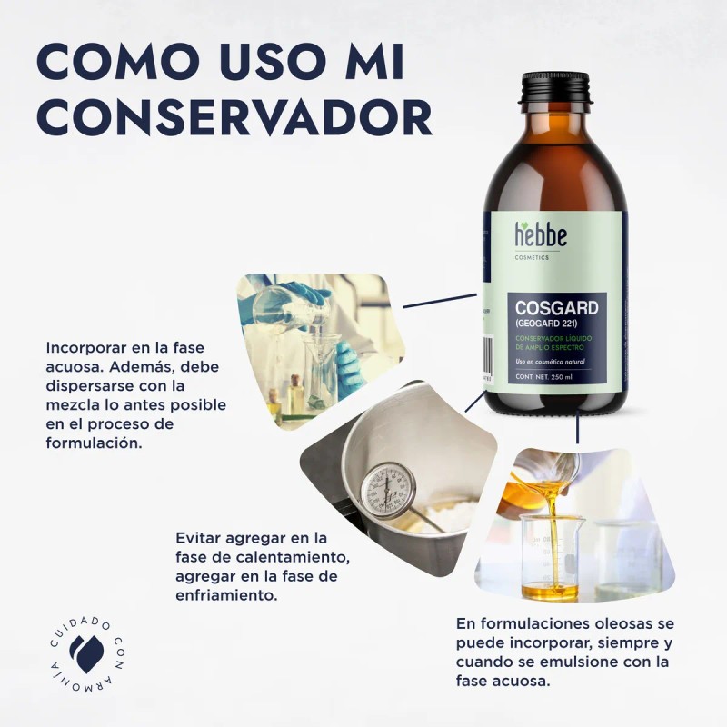 Cosgard Geogard 221, Conservador Natural Cosmético Bio, Tipo de piel