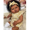 KsiTig 24inch Lifelike Reborn Baby Dolls Black Girls Silicone Babies