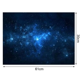 SuKeYuan Starry Sky Background Stickers Aquarium Poster Fish Tank Backdrop Decorative Paper for Fish Tank