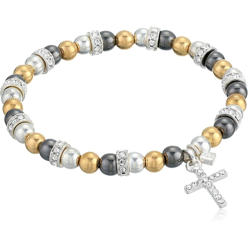 Nine West - Pulsera elástica para mujer con diseño de