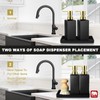 GMISUN Kitchen Soap Dispenser Set with Tray, Dish Soap Dispensers