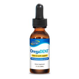 North American Herb & Spice OregaDENT Topical Oil - 1 fl. oz. - Healthy Teeth and Gums Support - Oral Health - Freshens Breath - Oregano, Clove and Cinnamon Oil - Non-GMO - 220 Total Servings