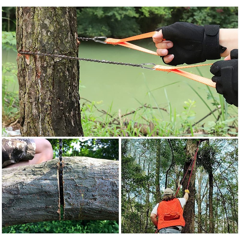 53 Inch Rope Saw, High Reach Tree Limb Hand Rope