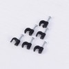 Hemobllo Cable Clips - 100 Pcs 5mm Cable Wire Clips