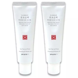 Kimsuhyoung 김소형 비단쌀 본초순백 안색 선크림 50ml 1+1 Kim Sohyeong Rice Ceramide Whitening Sun Cream 50ml 1+1 [Kim Sohyeong Silk Rice Sun Cream 50ml x 2 pieces]