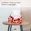 2 Pack Tissue Box Cover Holder, Red Yellow Tie Dye