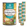 Eden Organic Garbanzo Beans, Chickpeas, 15 oz Can (12-Pack Case),