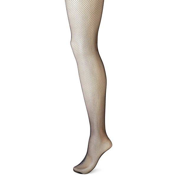 No nonsense Women's Fishnet Openwork Tight, Black, Small/Medium