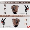 GL-130 RH Competition baseball glove, genuine leather, outfield 13", Brown