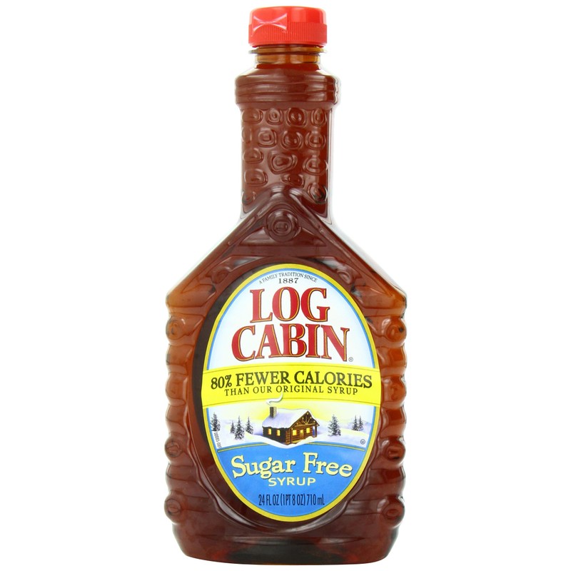 Log Cabin Sugar Free Syrup, 24 Fl Oz (Pack of