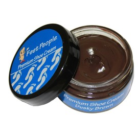 FeetPeople Premium Shoe Cream 1.5 oz, Dusky Brown