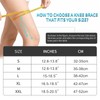 Knee Brace 2 Pack Knee Support for Men Women Elastic