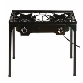 Propane Stove 2 Burner Gas Outdoor Portable Camping bbq high pressure regulator