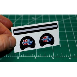 Super Bowl XL (40) Pittsburgh Steelers Football Gumball Helmets *DIECUT DECALS*