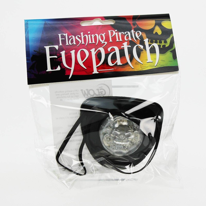 The Glow Company Light Up Flashing Pirate Eye Patch (1